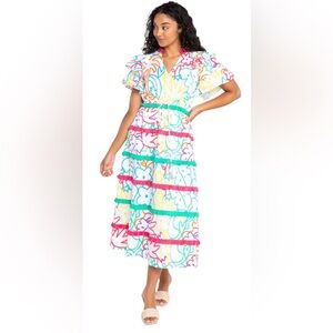 Floral Multicolor Maxi Dress